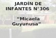 JARDÍN DE INFANTES N°306  “Micaela Guyunusa”