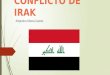 CONFLICTO DE IRAK