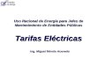 Uso Racional de Energía para Jefes de Mantenimiento de Entidades Públicas Tarifas Eléctricas