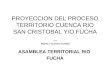 PROYECCION DEL PROCESO TERRITORIO CUENCA RIO SAN CRISTOBAL Y/O FUCHA