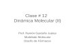 Clase # 12   Dinámica Molecular (II)