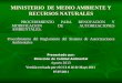 MINISTERIO  DE MEDIO AMBIENTE Y RECURSOS NATURALES