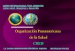 Organización Panamericana  de la Salud CRID