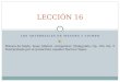 LECCIÓN 16