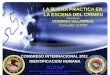 LA BUENA PRACTICA  EN  LA ESCENA DEL CRIMEN presentada por DOMINGO VILLARREAL Consultor  ICITAP