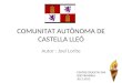 COMUNITAT AUTÒNOMA DE CASTELLA LLEÓ