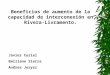 Beneficios de aumento de la capacidad de interconexión en Rivera-Livramento