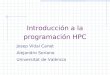 Introducción a la programación HPC