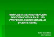 PROPUESTA DE INTERVENCIÓN SOCIOEDUCATIVA EN EL IES  PROFESOR ANDRÉS BOJOLLO  (PUENTE GENIL)
