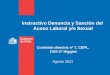 Instructivo Denuncia y Sanción del  Acoso Laboral y/o Sexual Comisión directriz nº 7, CBPL