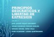 PRINCIPIOS DEOCRATICOS Y LIBERTAD DE EXPRESION