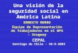Una visión de la seguridad social en América Latina