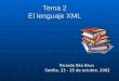 Tema 2 El lenguaje XML