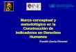 Marco conceptual y metodológico en la Construcción de Indicadores en Derechos Humanos