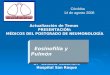 Actualización de Temas  PRESENTACIÓN: MÉDICOS DEL POSTGRADO DE NEUMONOLOGÍA