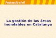 La gestión de las áreas inundables en Catalunya