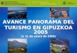 AVANCE PANORAMA DEL TURISMO EN GIPUZKOA 2005 (a 31 de enero de 2006)
