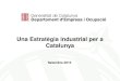 Una Estratègia industrial per a Catalunya