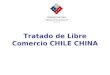 Tratado de Libre Comercio CHILE CHINA