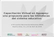Capacitación Virtual en Aguapey:  una propuesta para las bibliotecas  del sistema educativo