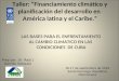 Taller: “Financiamiento climático y planificación del desarrollo en  América latina y el Caribe.”