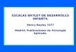 ESCALAS BAYLEY DE DESARROLLO INFANTIL Nancy Bayley 1977