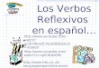 Los Verbos Reflexivos  en español…