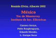 México Tec de Monterrey  Instituto de Inv. Eléctricas
