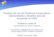 Proyecto de Ley de Gobiernos Corporativos: Oportunidades y desafíos para las empresas en Chile