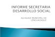 INFORME SECRETARIA DESARROLLO SOCIAL