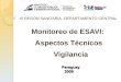 Monitoreo de ESAVI : Aspectos Técnicos Vigilancia