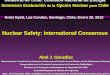 Nuclear Safety: International Consensus