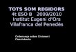 TOTS SOM REGIDORS 4t ESO B   2009/2010 Institut Eugeni d’Ors Vilafranca del Penedès