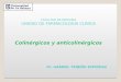 FACULTAD DE MEDICINA UNIDAD DE FARMACOLOGIA CLINICA Colinérgicos y anticolinérgicos