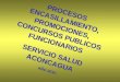 PROCESOS ENCASILLAMIENTO, PROMOCIONES, CONCURSOS PUBLICOS FUNCIONARIOS  SERVICIO SALUD ACONCAGUA