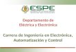 Departamento de Eléctrica y Electrónica