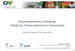 Emprendimiento y Políticas  Públicas: Financiamiento e Innovación