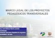 MARCO LEGAL DE LOS PROYECTOS PEDAGÓGICOS TRANSVERSALES