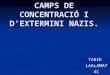 CAMPS DE CONCENTRACIÓ I D’EXTERMINI NAZIS