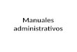 Manuales  administrativos