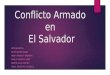 Conflicto Armado en  El Salvador