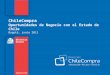ChileCompra  Oportunidades de Negocio con el Estado de Chile Bogotá, junio 2012