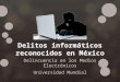 Delitos informáticos reconocidos en México