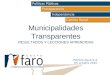 Municipalidades Transparentes RESULTADOS Y LECCIONES APRENDIDAS