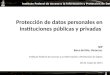 Protección de datos personales en instituciones públicas y privadas  SEP Boca del Río, Veracruz