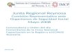 Junta Regional Reynosa Comisión Representativa ante  Organismos de Seguridad Social Mayo 2008