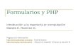 Formularios y PHP
