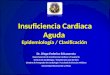 Insuficiencia Cardiaca  Aguda  Epidemiología / Clasificación