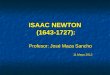 ISAAC  NEWTON  (1643-1727):