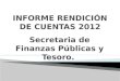 INFORME RENDICIÓN DE CUENTAS 2012